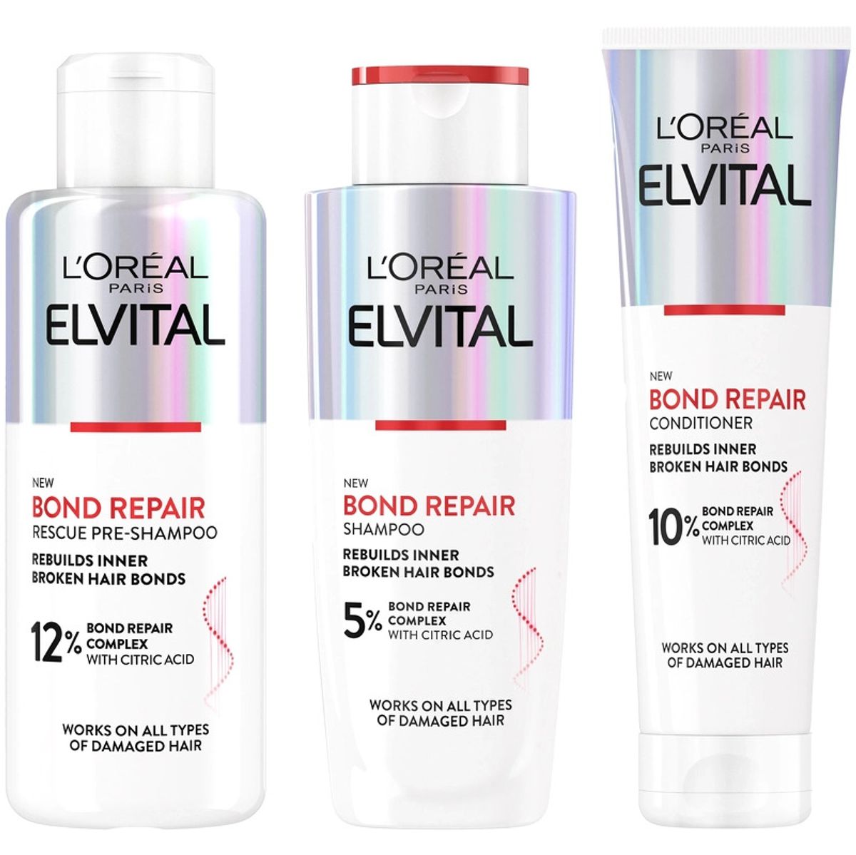 L'Oreal Paris Elvital Bond Repair Hair Routine Set