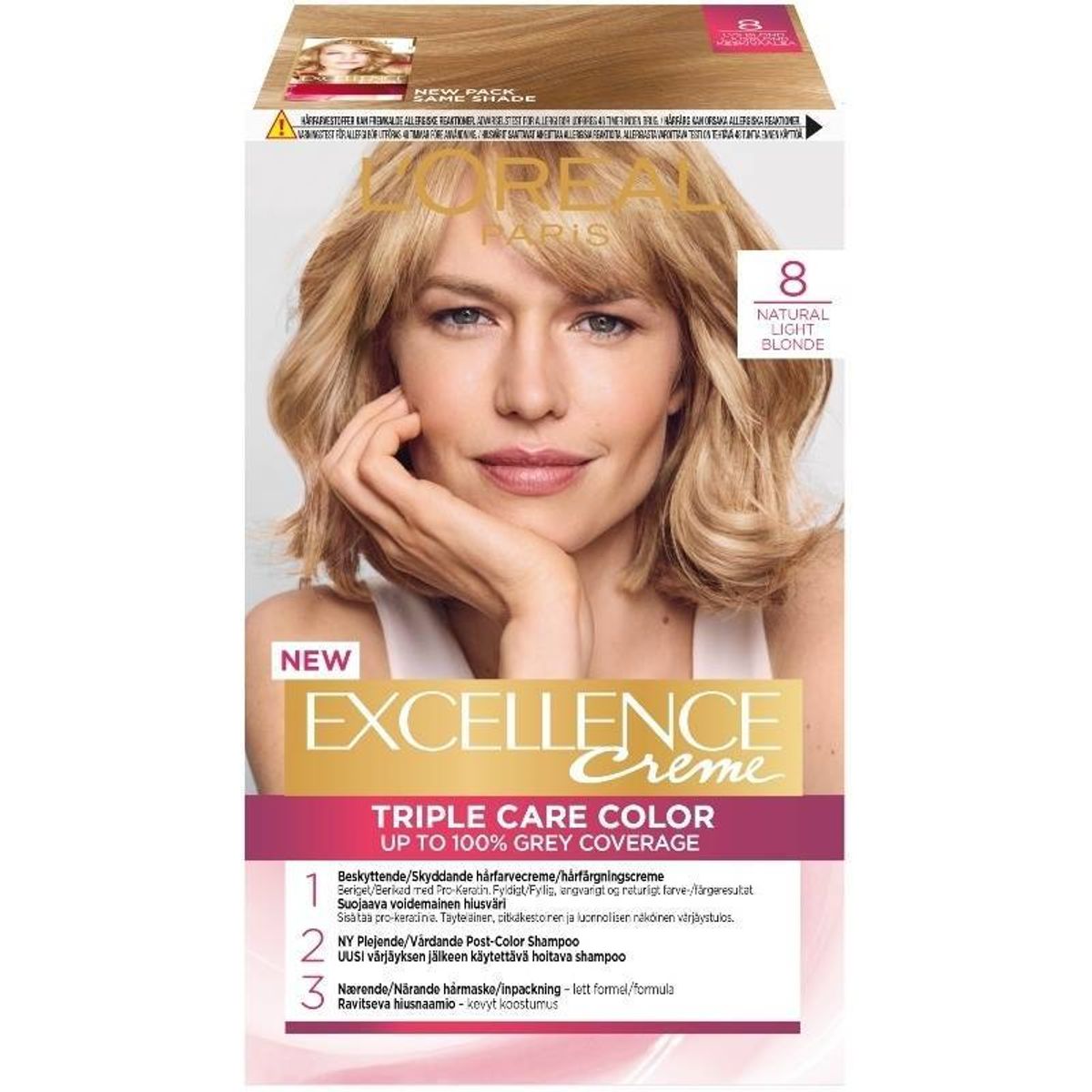 L'Oreal Paris Excellence 8 Lysblond