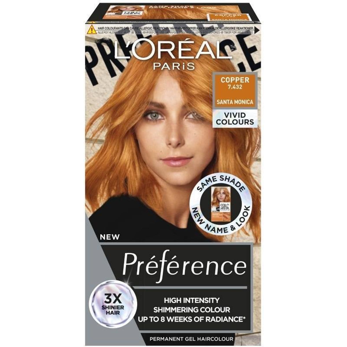 L'Oreal Paris Preference Vivid Colors - 7.432 Copper