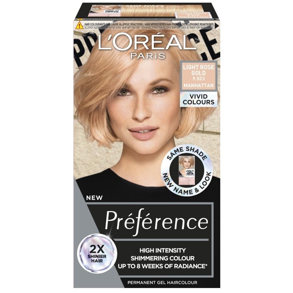 L'Oreal Paris Preference Vivid Colors - 9.023 Light Rose Gold