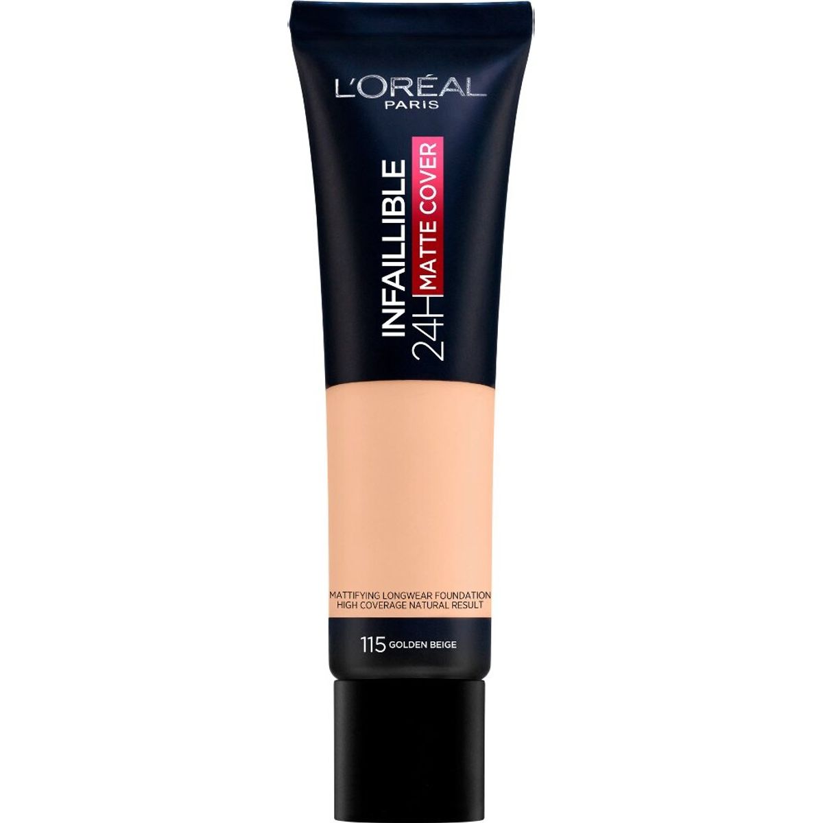 L'oréal - Flydende Foundation - Infaillible 24h Matte Cover - 115 Golden Beige