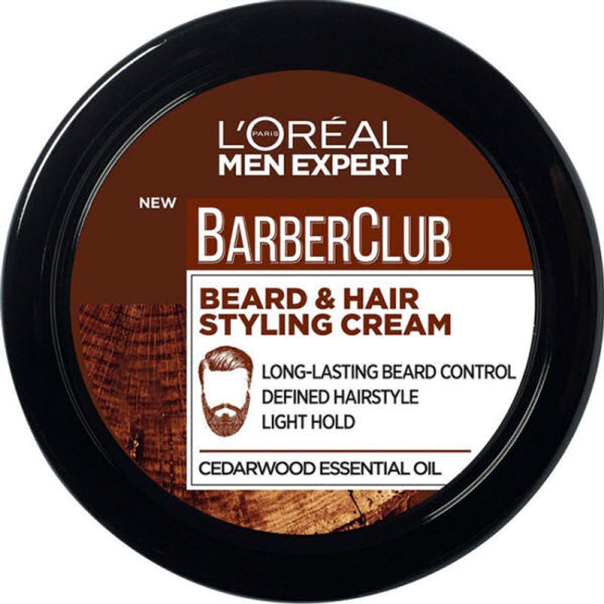 L'oréal men expert barberclub beard & hair styling cream 75ml