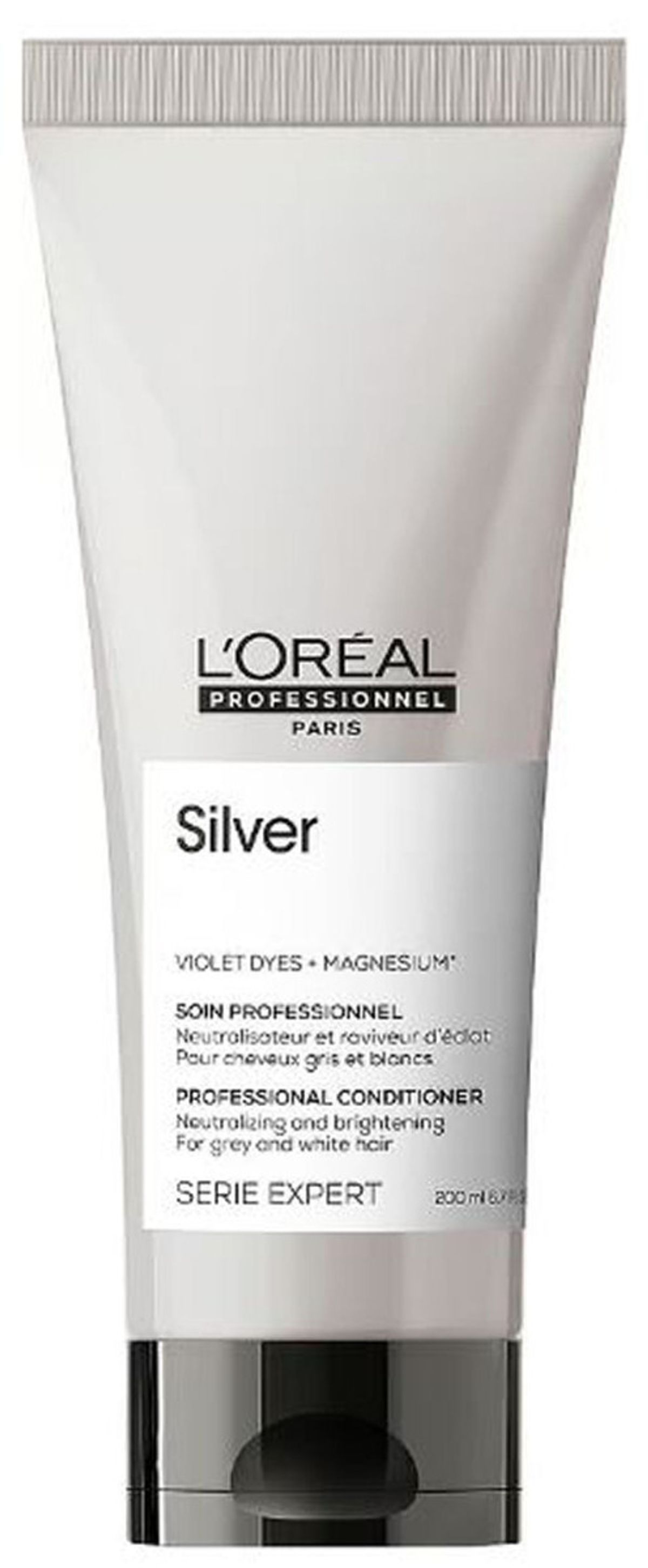 L'oréal paris serie expert silver professionnel conditioner for grey and white hair 200ml