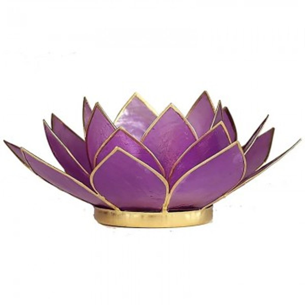 Lotus lysestage lilla - Lotus Lysestager - GodKarmaShop