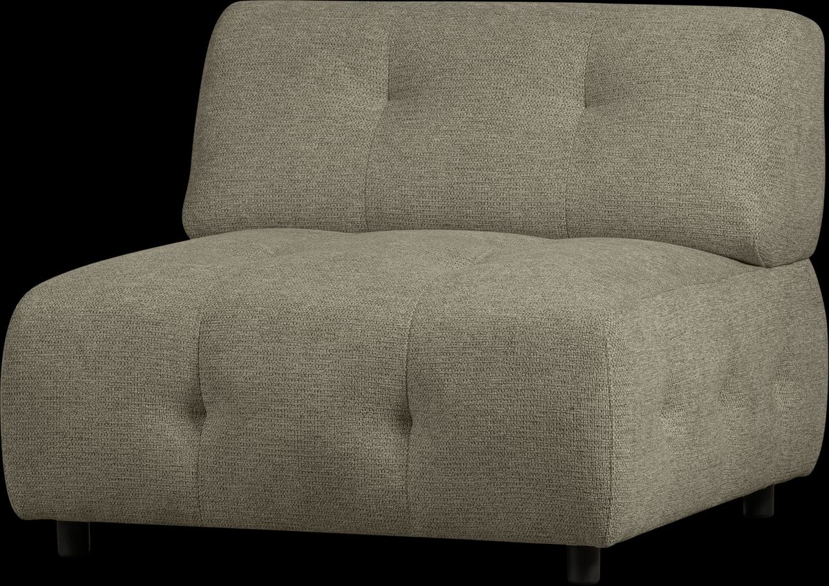 Louis Modulære sofa 1,5-sæder, chenille grøn H73x90x90 cm