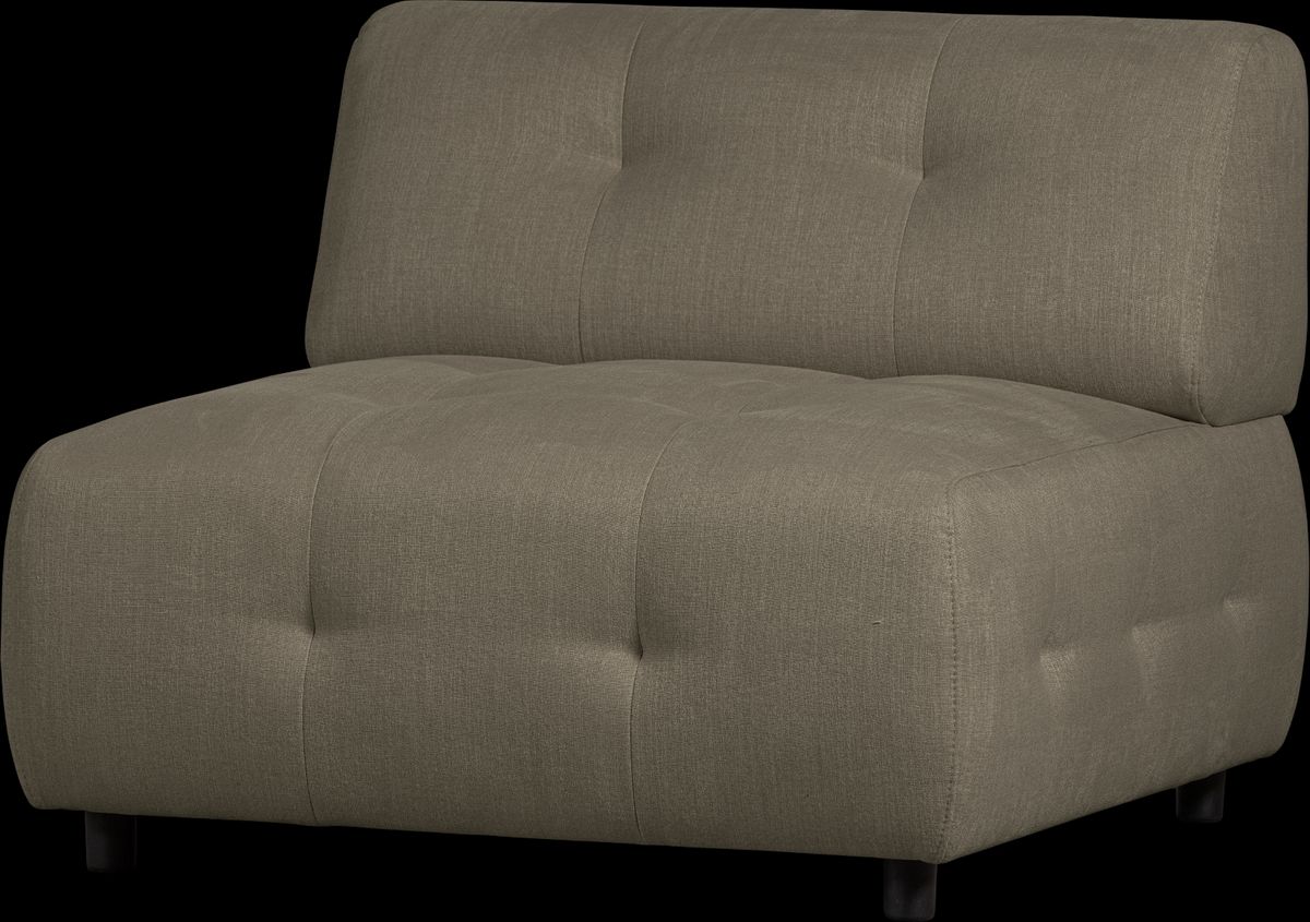 Louis Modulære sofa 1,5-sæder, fladvævet stof grøn H73x90x90 cm