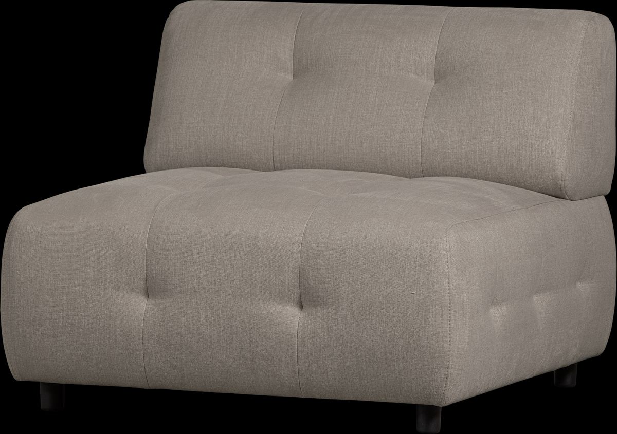 Louis Modulære sofa 1,5-sæder, fladvævet stof lysegrøn H73x90x90 cm