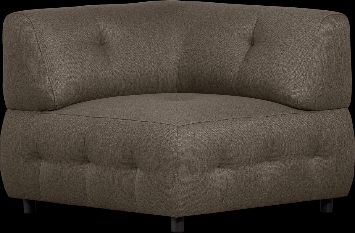 Louis Modulære sofa Hjørneelement, vævet stof lysegrøn H73x90x90 cm