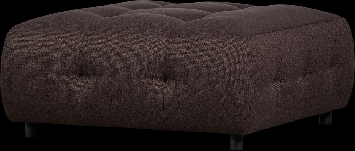 Louis Modulære sofa Skammel, fladvævet stof kaffe H43x90x90 cm