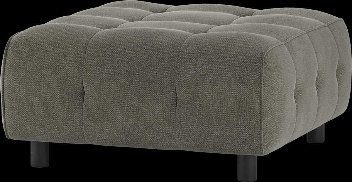 Louis Modulære sofa Skammel, vævet stof grøn H43x90x90 cm