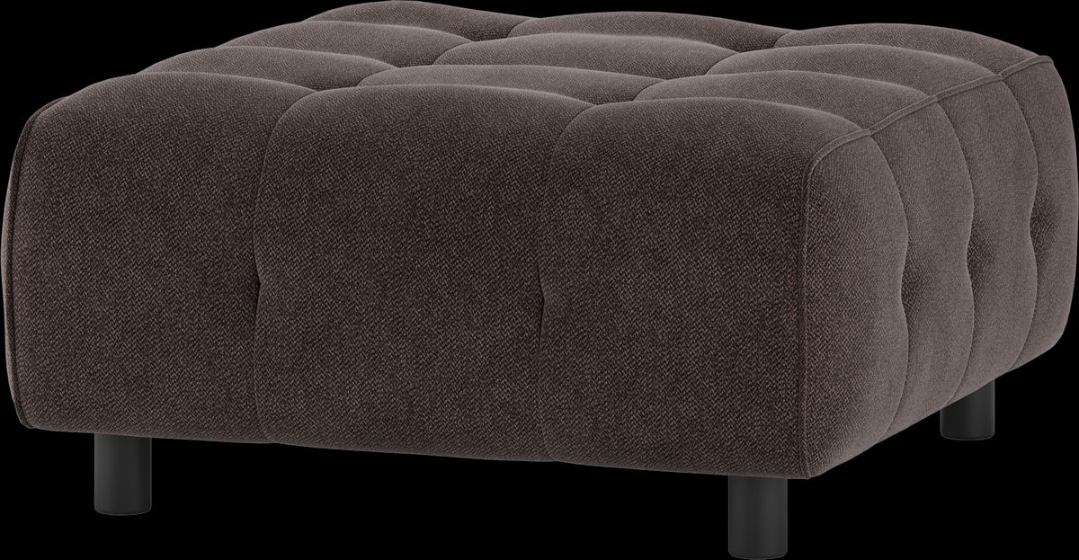 Louis Modulære sofa Skammel, vævet stof kaffe H43x90x90 cm