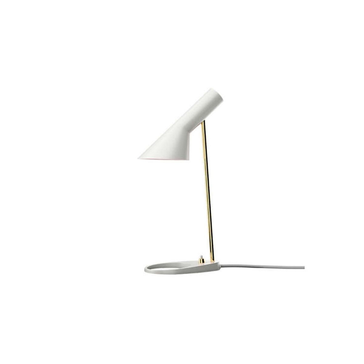 Louis Poulsen AJ Mini Jubilæums Bordlampe Matt White/Pale Rose