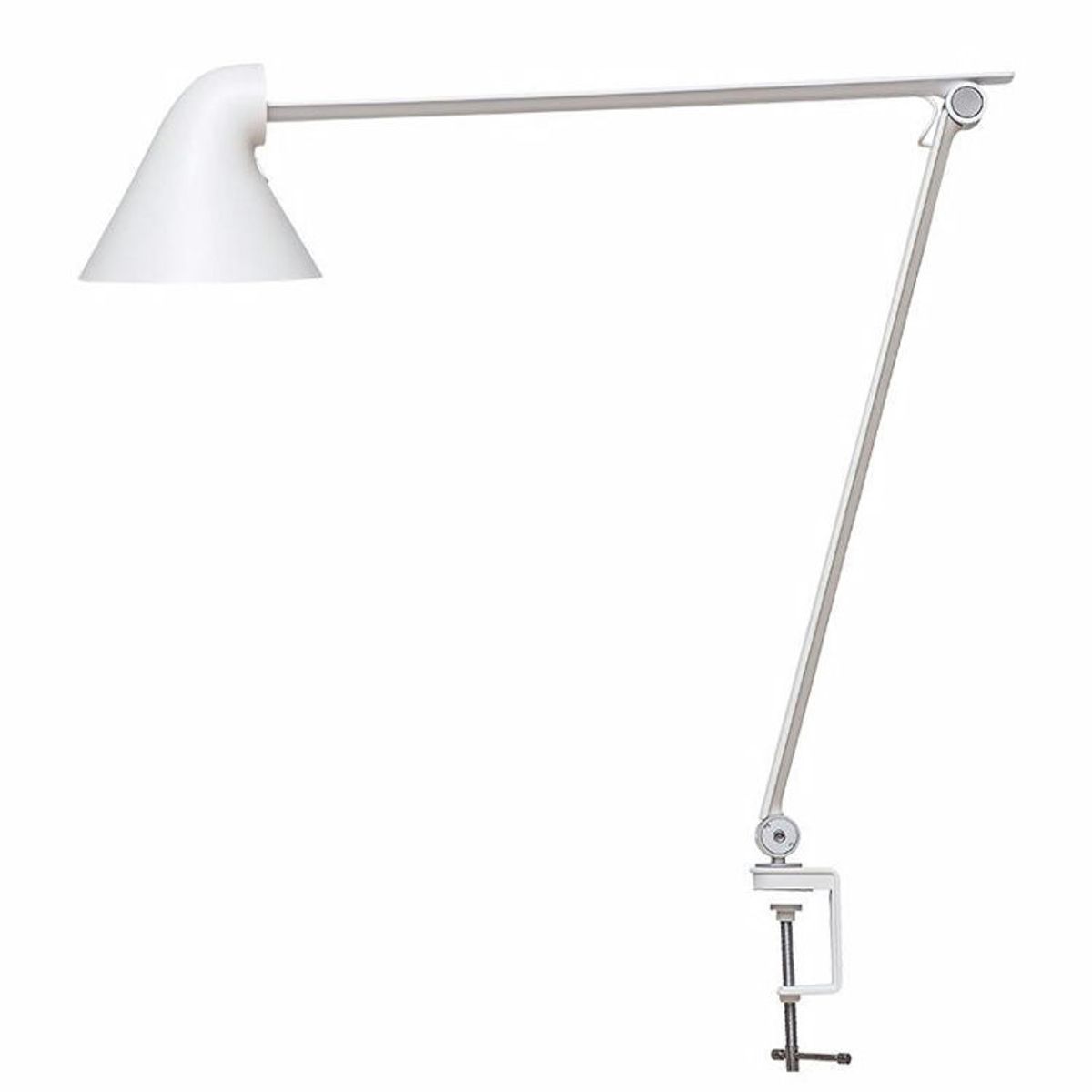 Louis Poulsen NJP Bordlampe 10W LED 2700K Bordklemme White