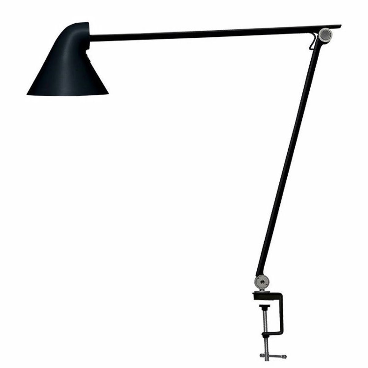 Louis Poulsen NJP Bordlampe 10W LED 3000K Bordklemme Black