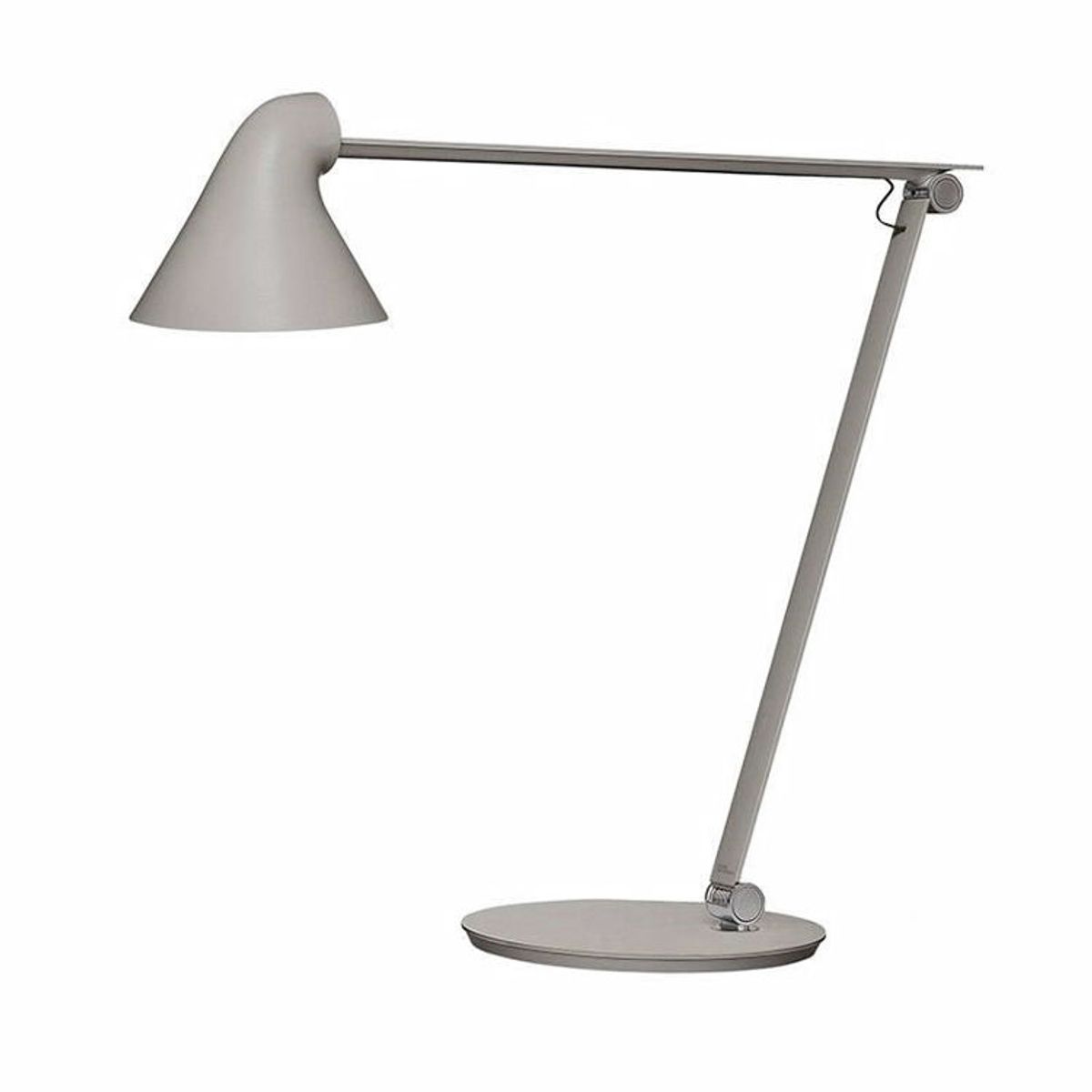 Louis Poulsen NJP Bordlampe 10W LED 3000K Fod Lys Grå