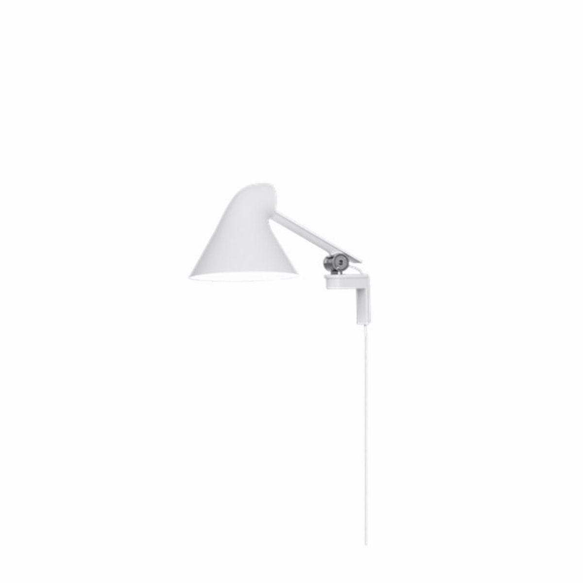 Louis Poulsen NJP Væglampe 10W LED 3000K Kort Arm White