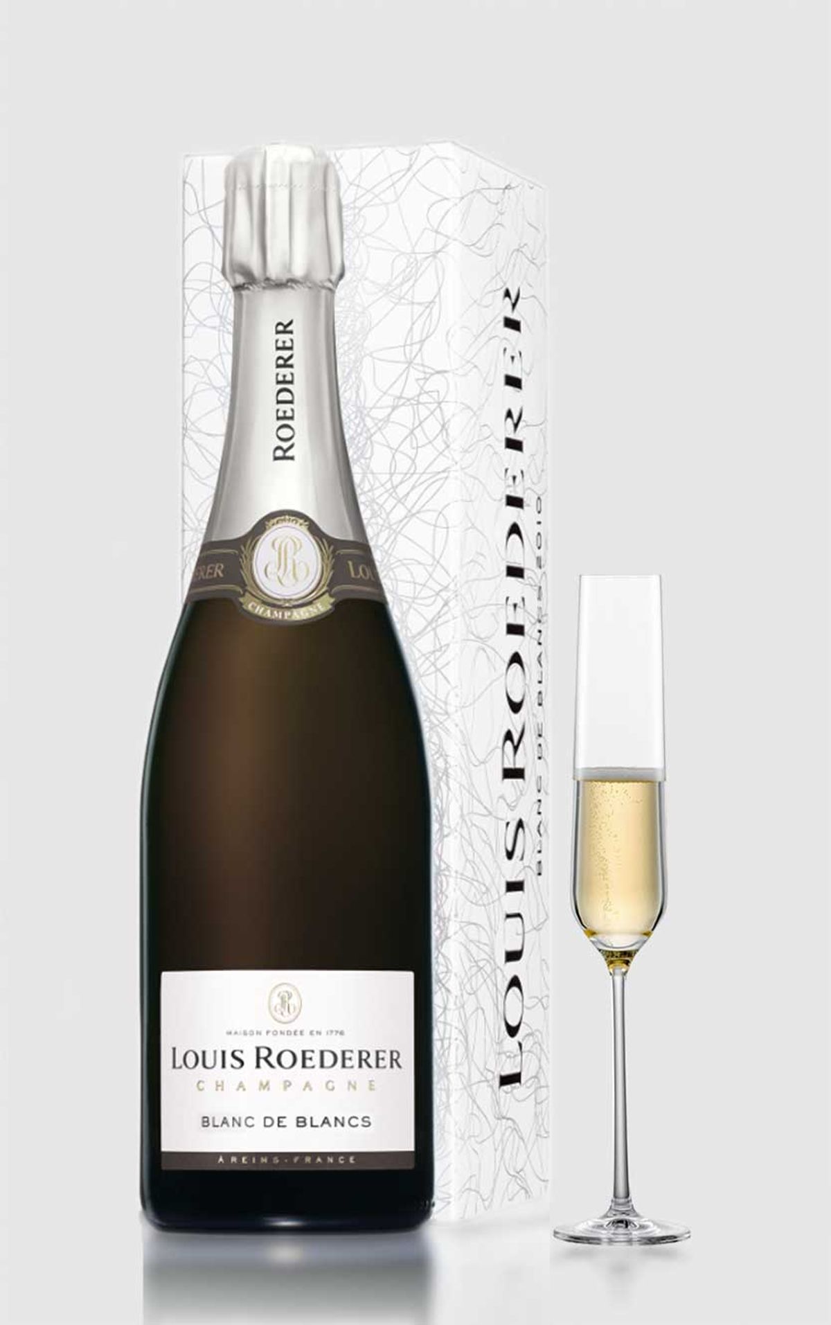 Louis Roederer Blanc de Blanc Champagne 2016 i gaveæske