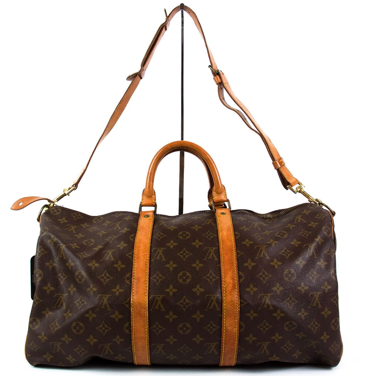 Louis Vuitton Keepall 50 med skulderstrop