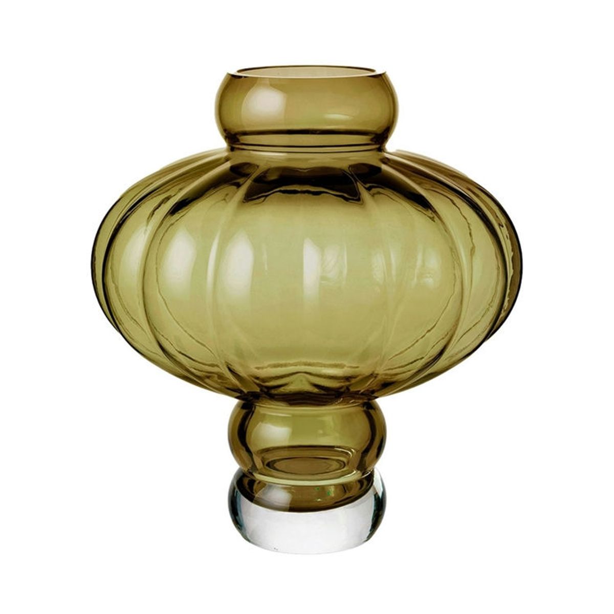 Louise Roe Balloon Vase 03 Ø35 Olive