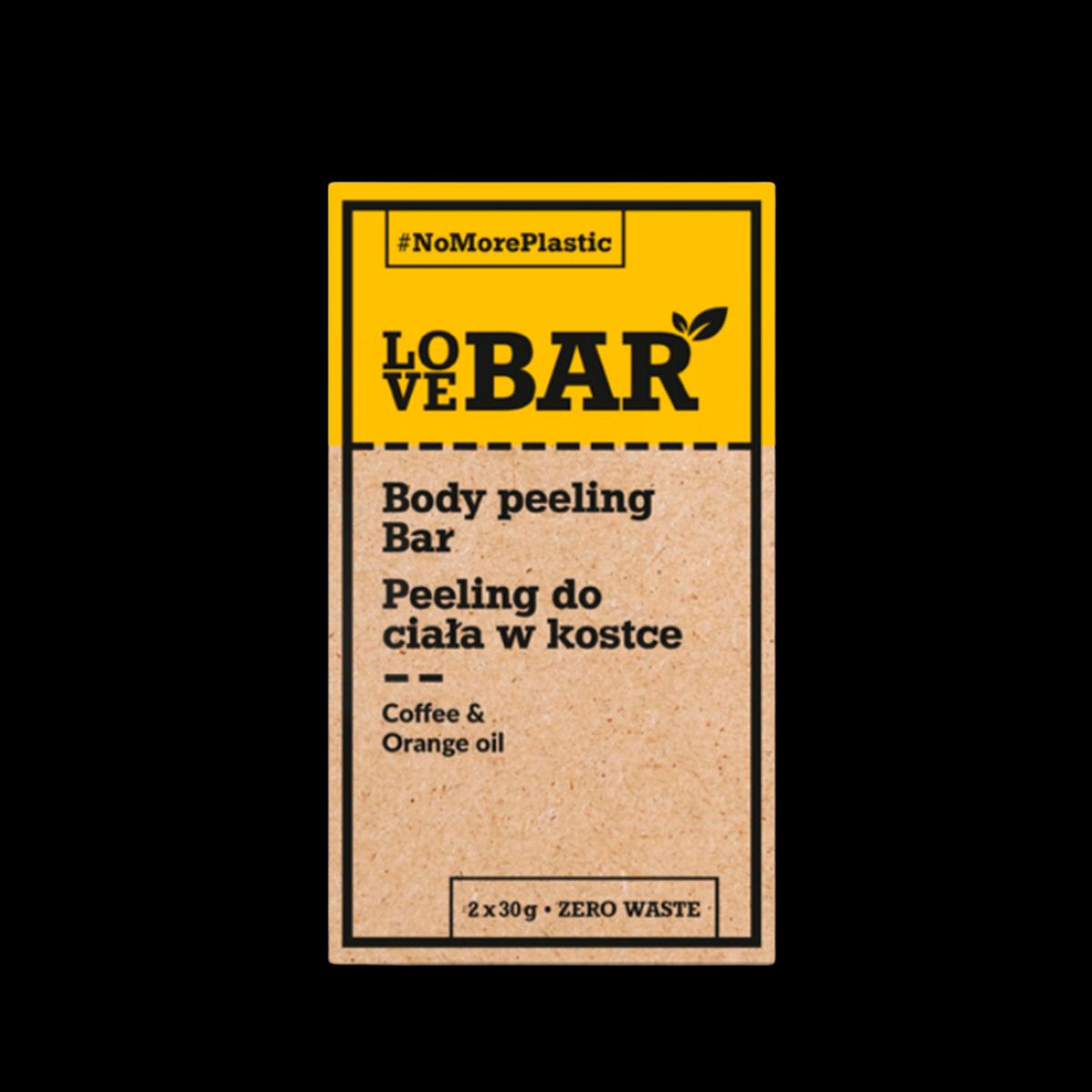 Love Bar Body Peeling Bar Coffee & Orange Oil (2 x 30 g)