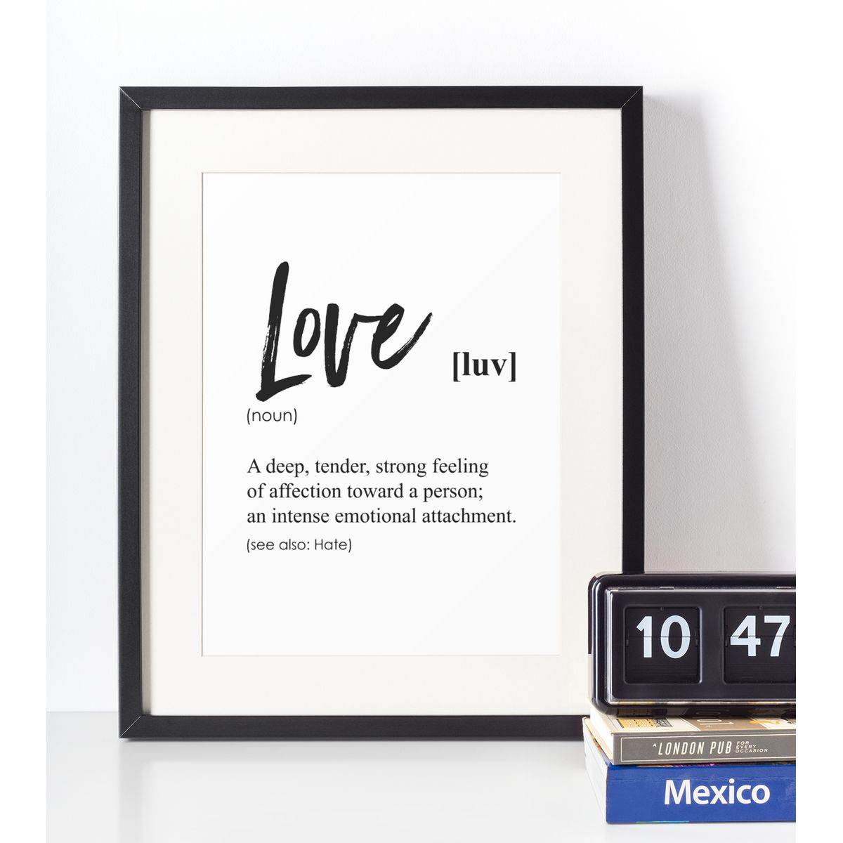 Love definition plakat