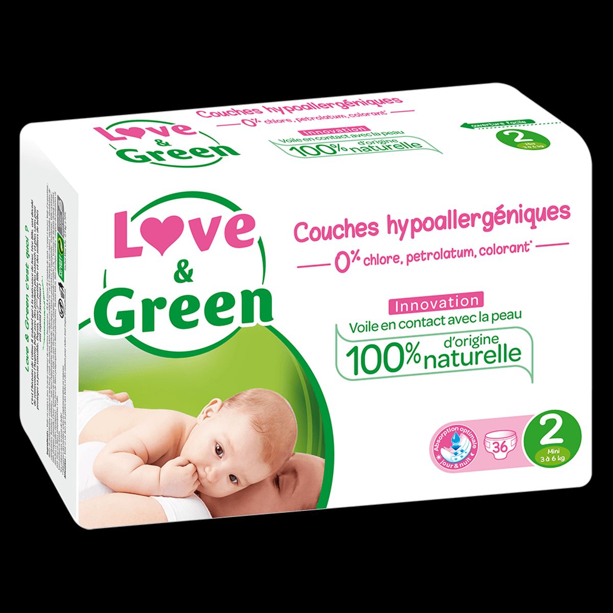 Love & Green - Newborn Bleer 3 til 6 kg