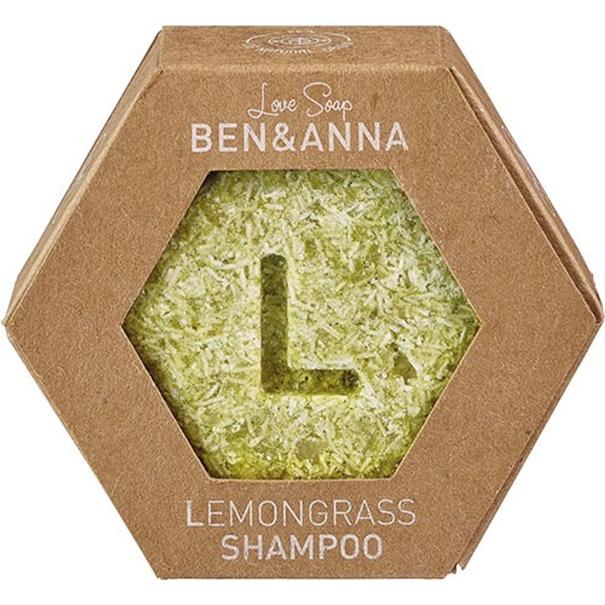 Love Soap - Lemongrass Shampoo Bar - 60 gram - Ben & Anna