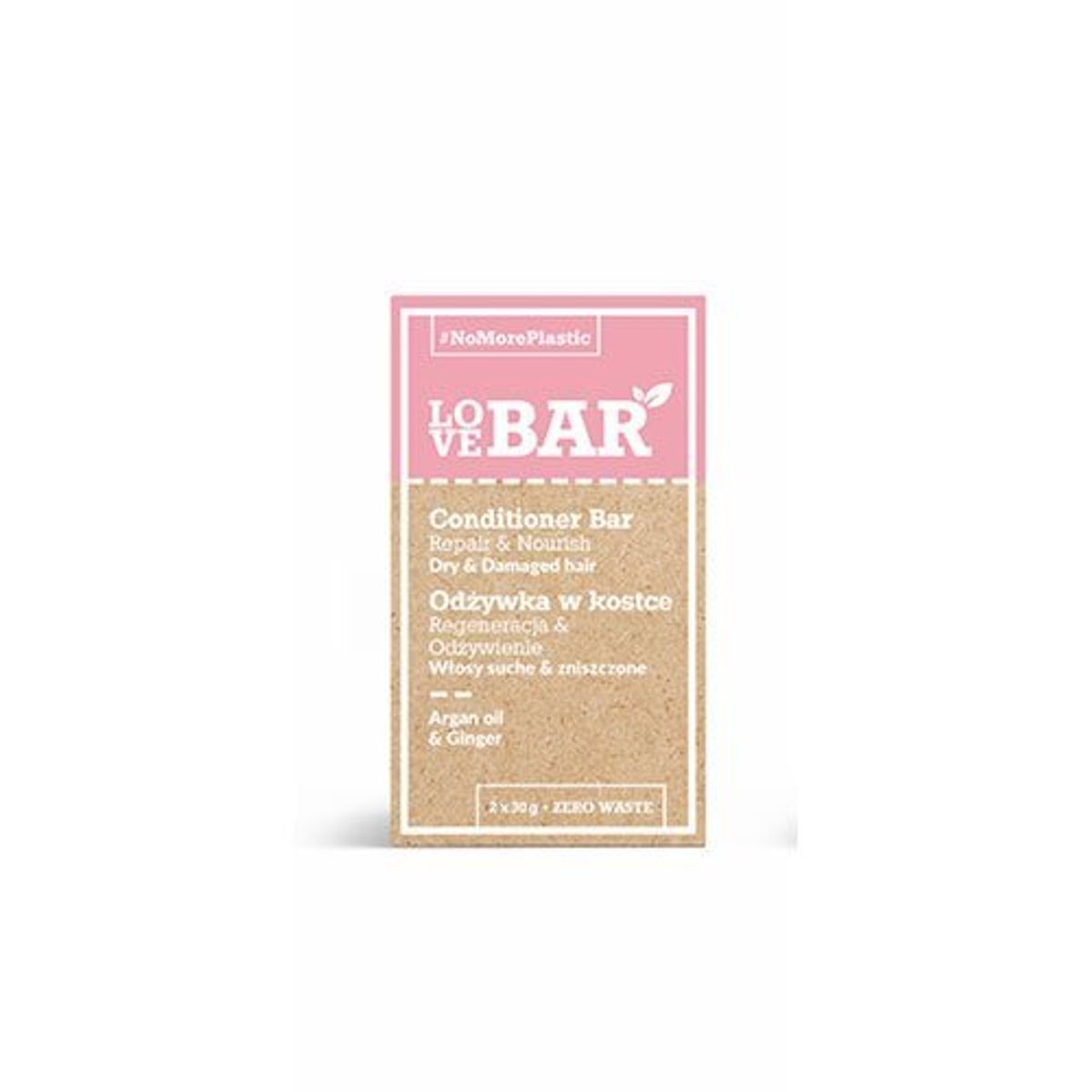 LoveBar Conditioner Bar t. tørt & beskadiget hår - 60 g.