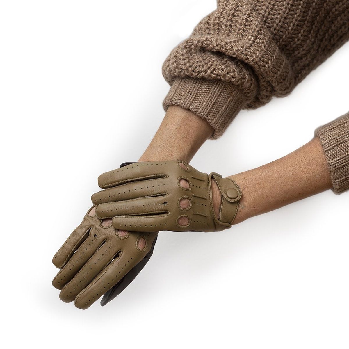 #LoveGlove - Kørehandsker i to farver - mørkebrun og oliven