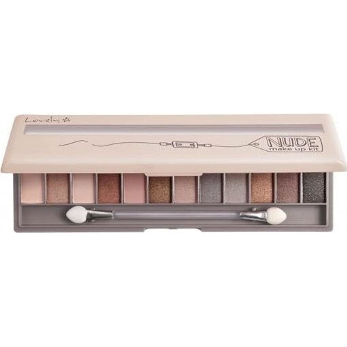 Lovely_Nude Make Up Kit Paleta Øjenskygge 13G