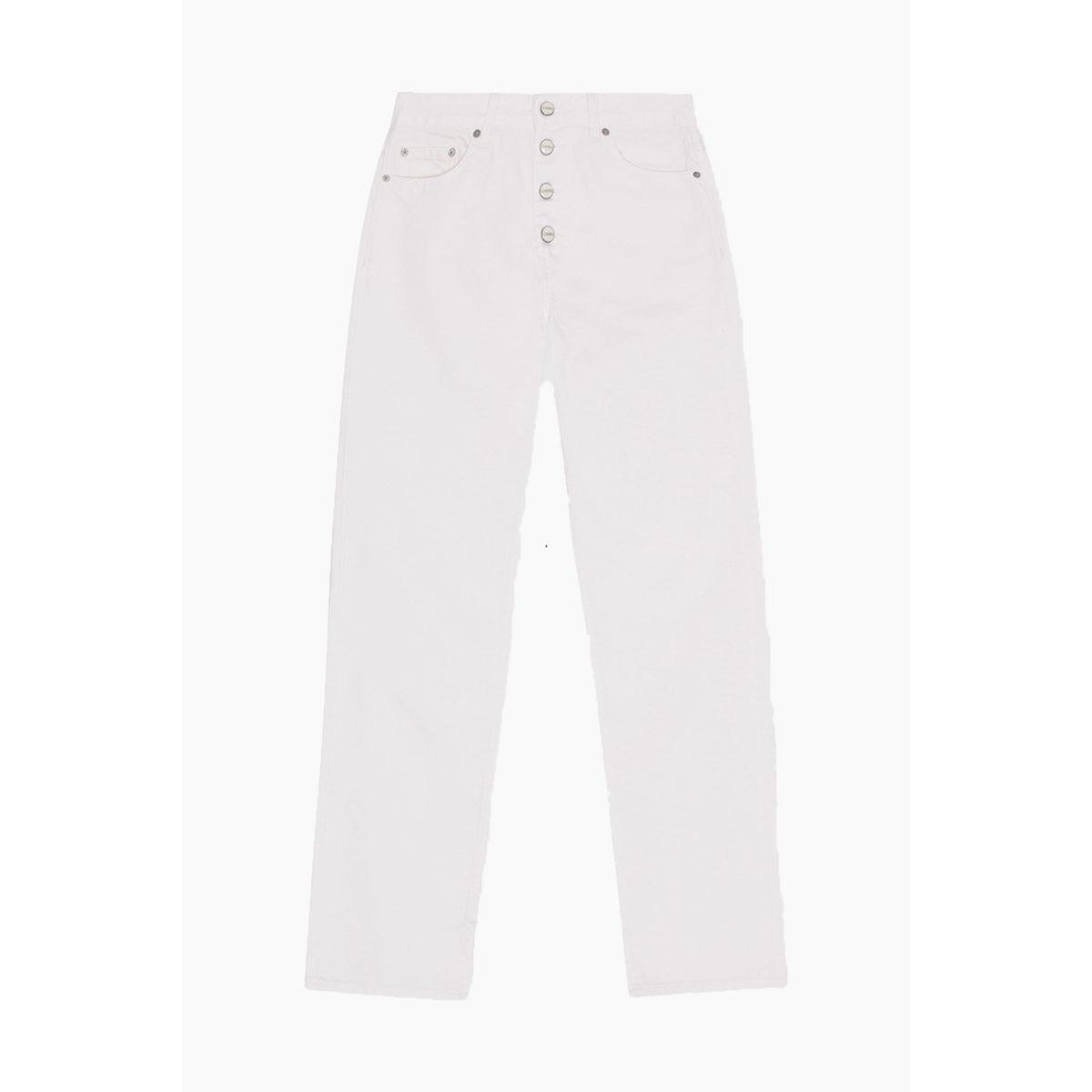 Lovy Rigid Denim - Bright White - GANNI - Hvid 25/32