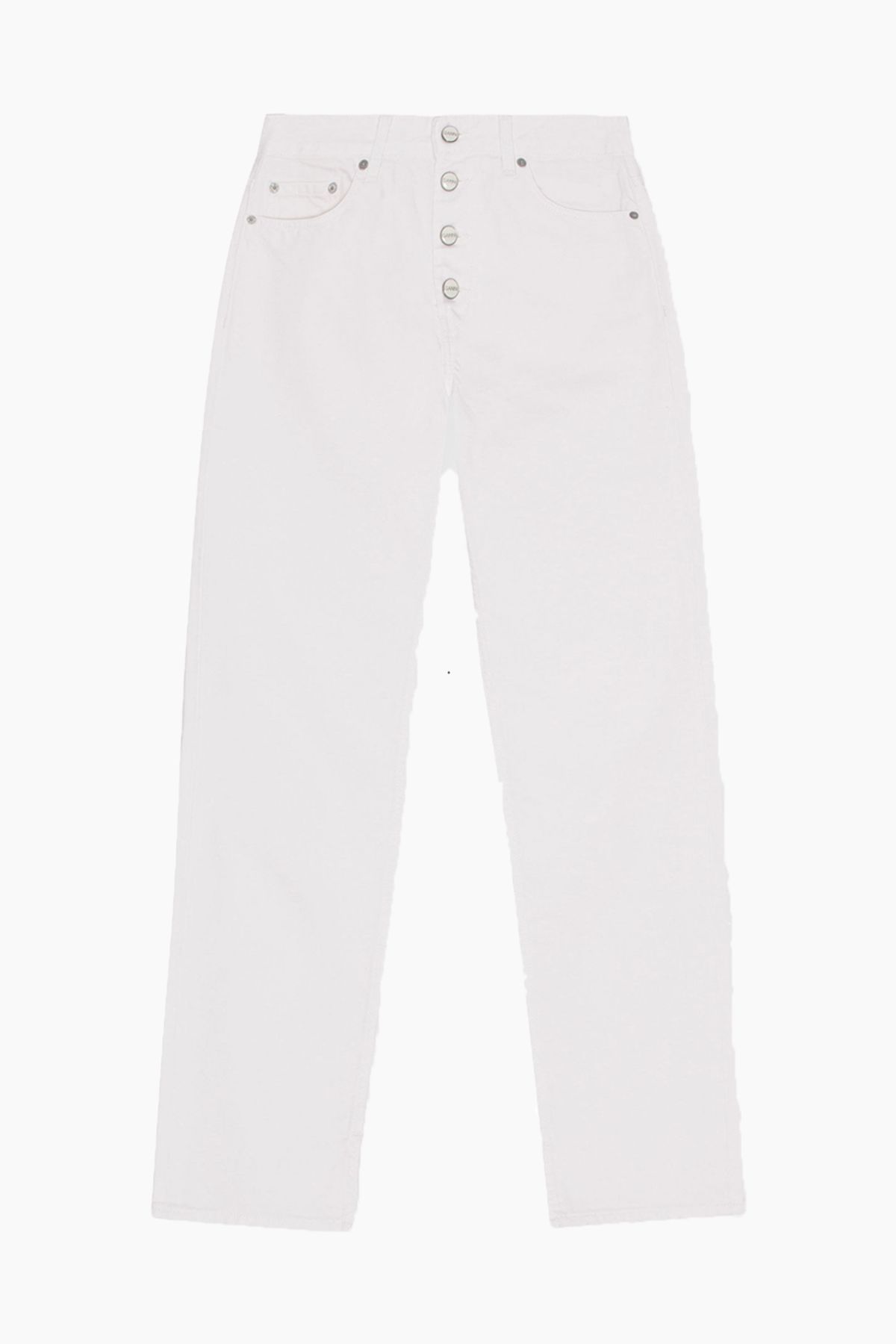 Lovy Rigid Denim - Bright White - GANNI - Hvid 26/32