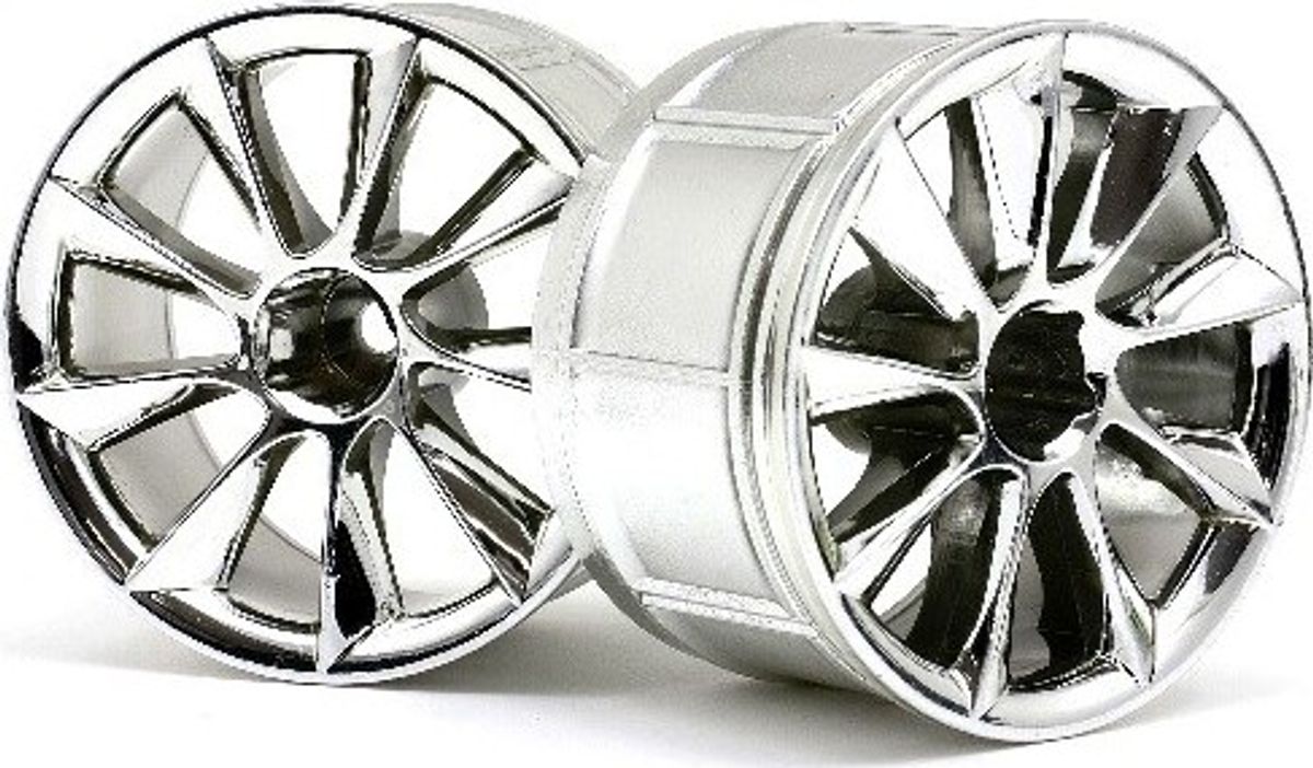 Lp35 Wheel Atg Rs8 Chrome (2pcs) - Hp33464 - Hpi Racing