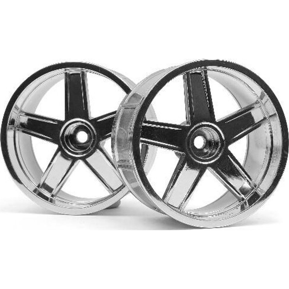 Lp35 Wheel Mf Type Chrome (9mm Offset/2pcs) - Hp33478 - Hpi Racing