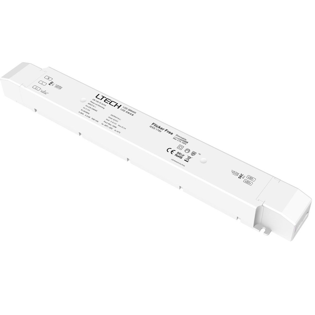 LTSYS Dæmpbar LED Driver (Triac/PUSH) 12V - 1-150W