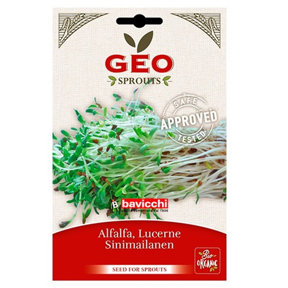 Lucernefrø til spiring Økologisk - 30 gram - Geo