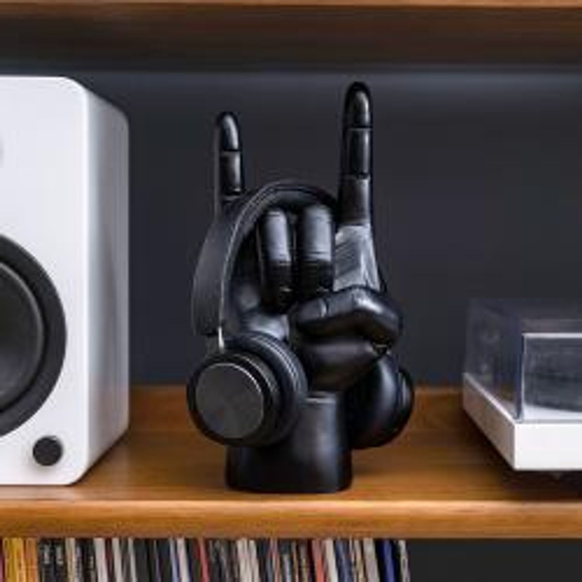 Luckies Of London Headphone Holder Rock On Black - Opbevaring