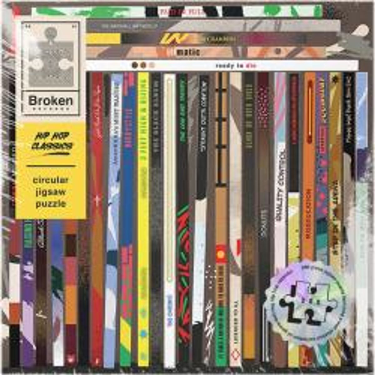 Luckies Of London Puzzle Records Hiphop Classics - Puslespil