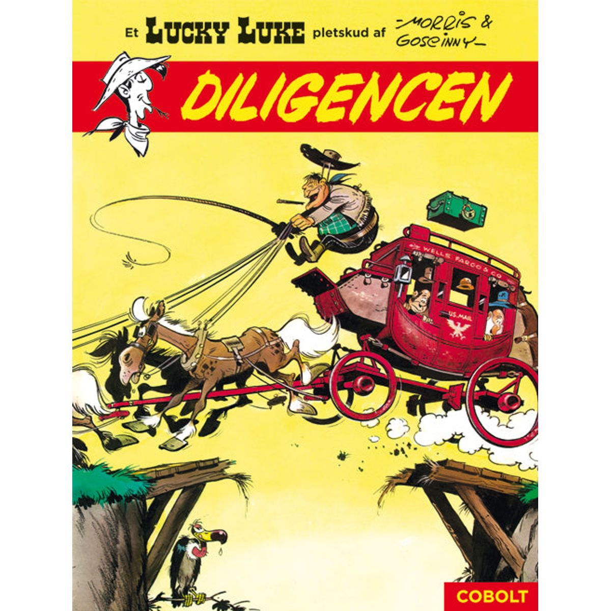 Lucky Luke: Diligencen et Lucky Luke-pletskud af Morris & Goscinny