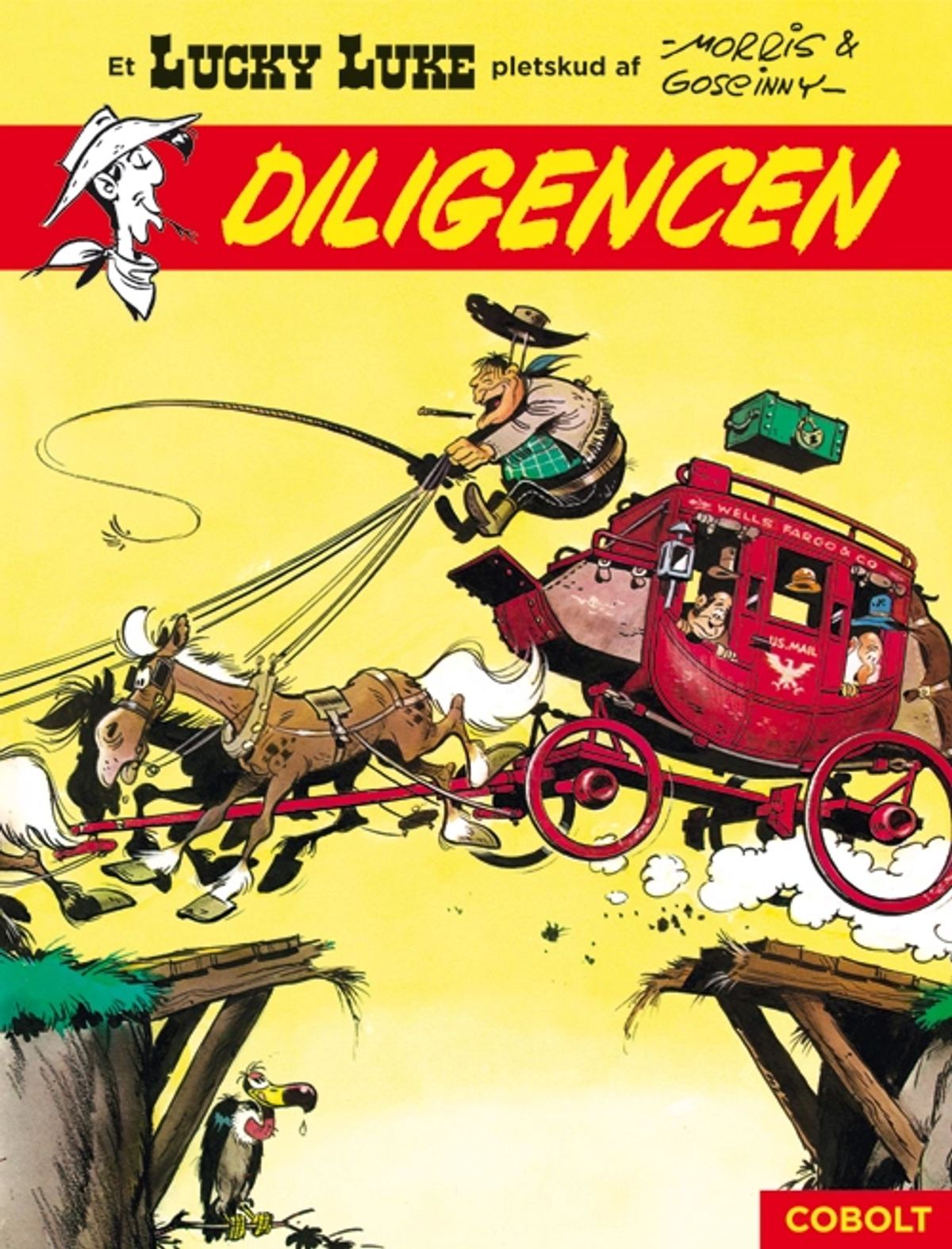 Lucky Luke: Diligencen et Lucky Luke-pletskud af Morris & Goscinny