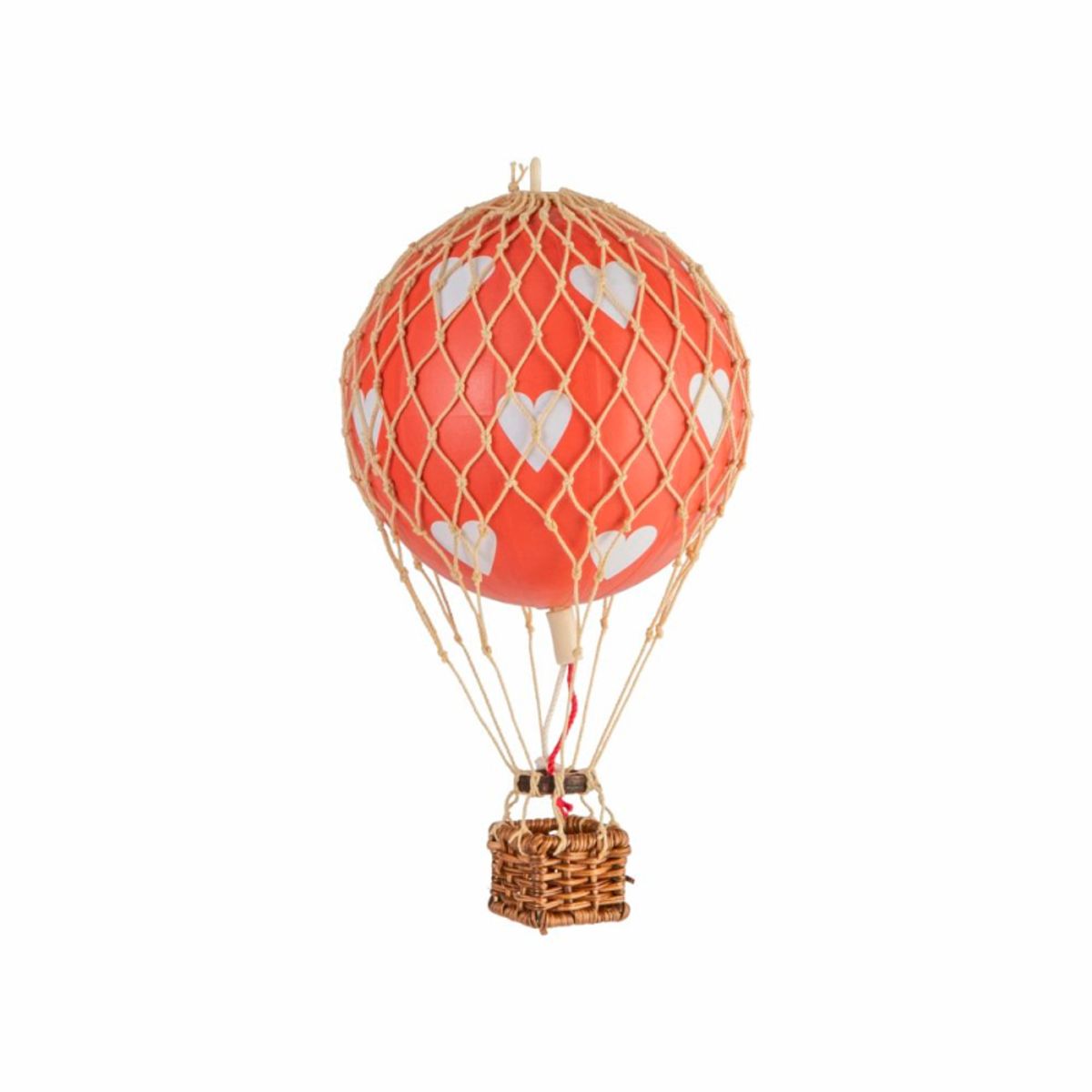 Luftballon fra Authentic Models med hjerter - 8.5 cm