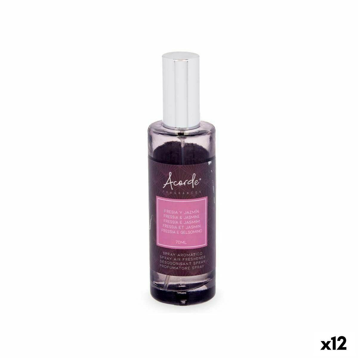 Luftfrisker Spray Jordbær Jasmin 70 ml (12 enheder)