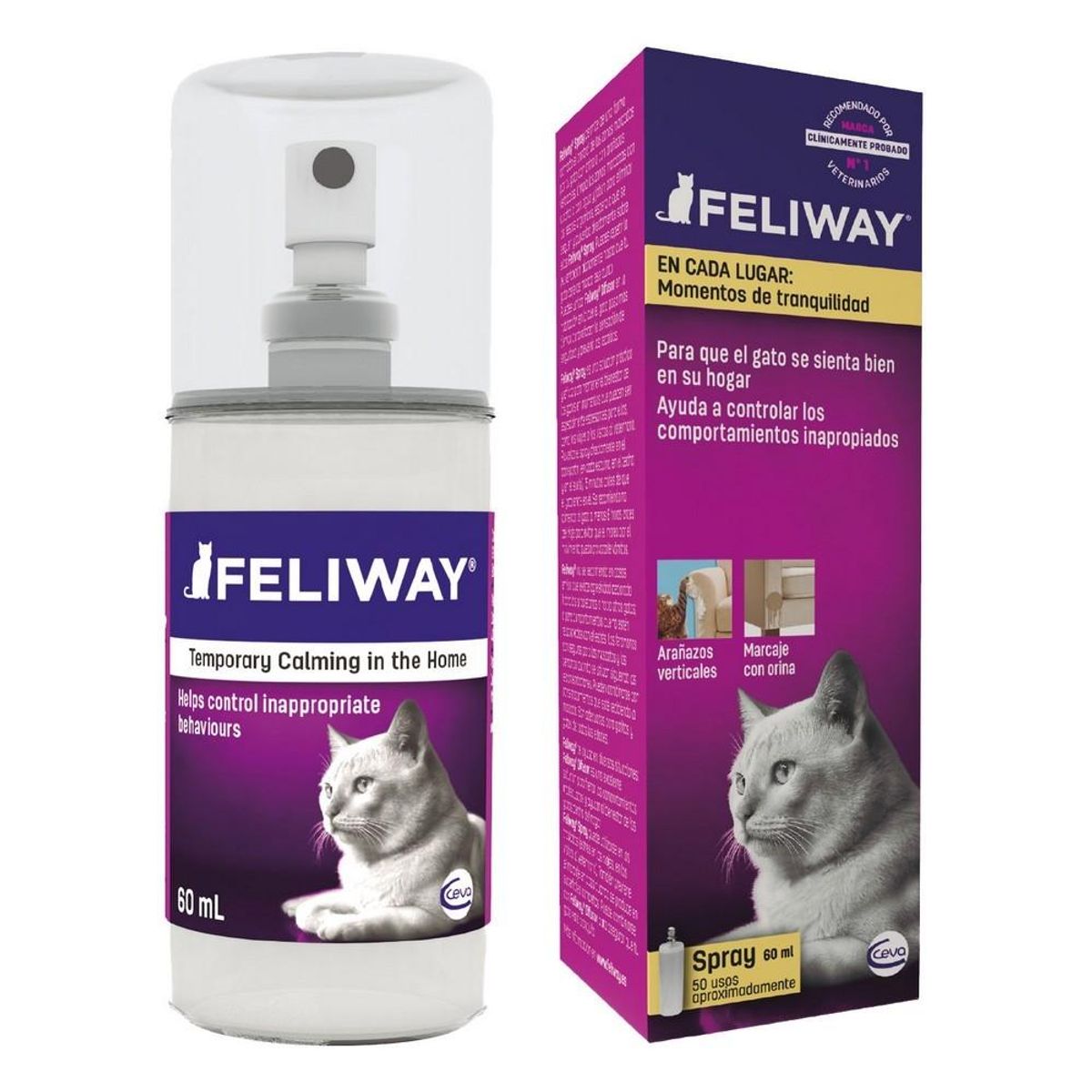 Lugtfjerner Ceva Feliway Beroligende Kat 60 ml