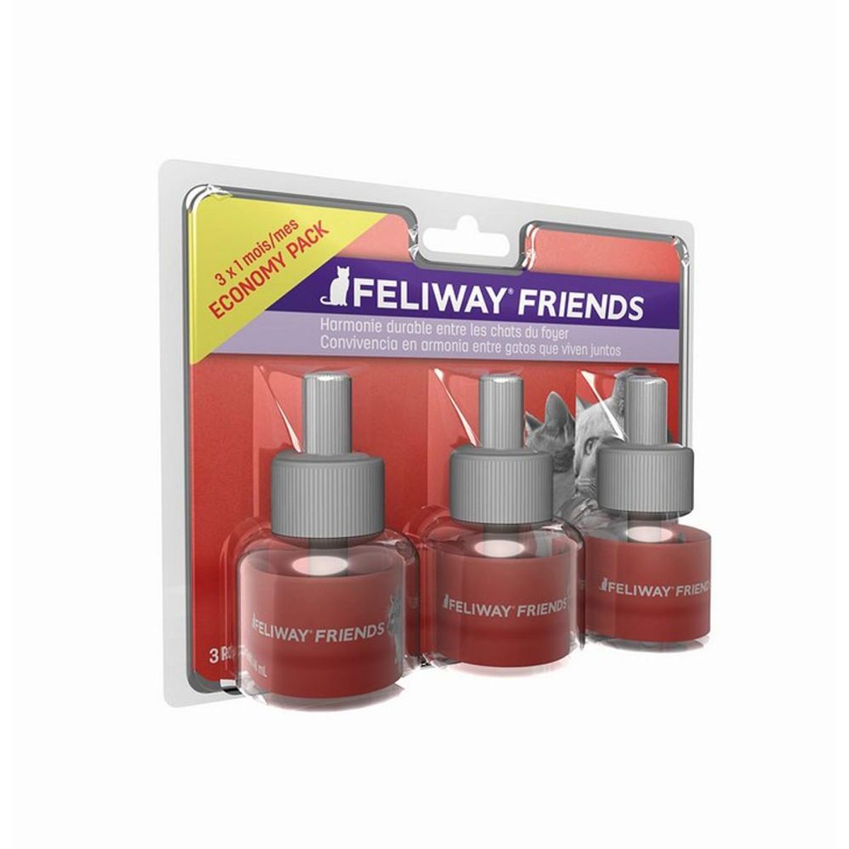 Lugtfjerner Ceva Friends Kat 3 x 48 ml