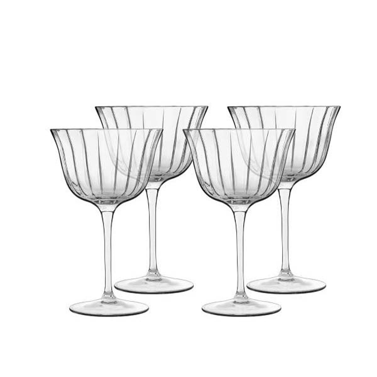 Luigi Bormioli - Bach Cocktailglas retro 26 cl 4 stk. Klar