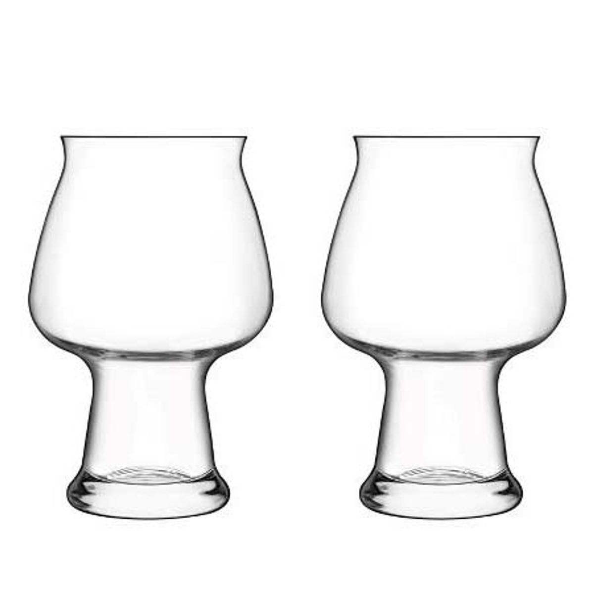 Luigi Bormioli - Birrateque Ølglas cider Dia 9,5 x 14,6 cm 50 cl 2 stk. Klar