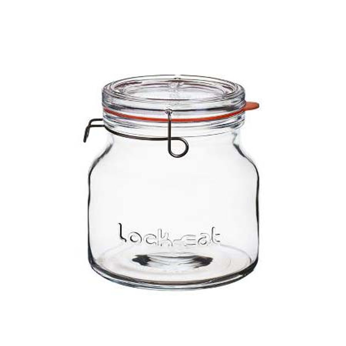 Luigi Bormioli - Lock Eat Sylteglas med patentlåg buttet Dia 14,5 x 15,5 cm 1,5 liter Klar