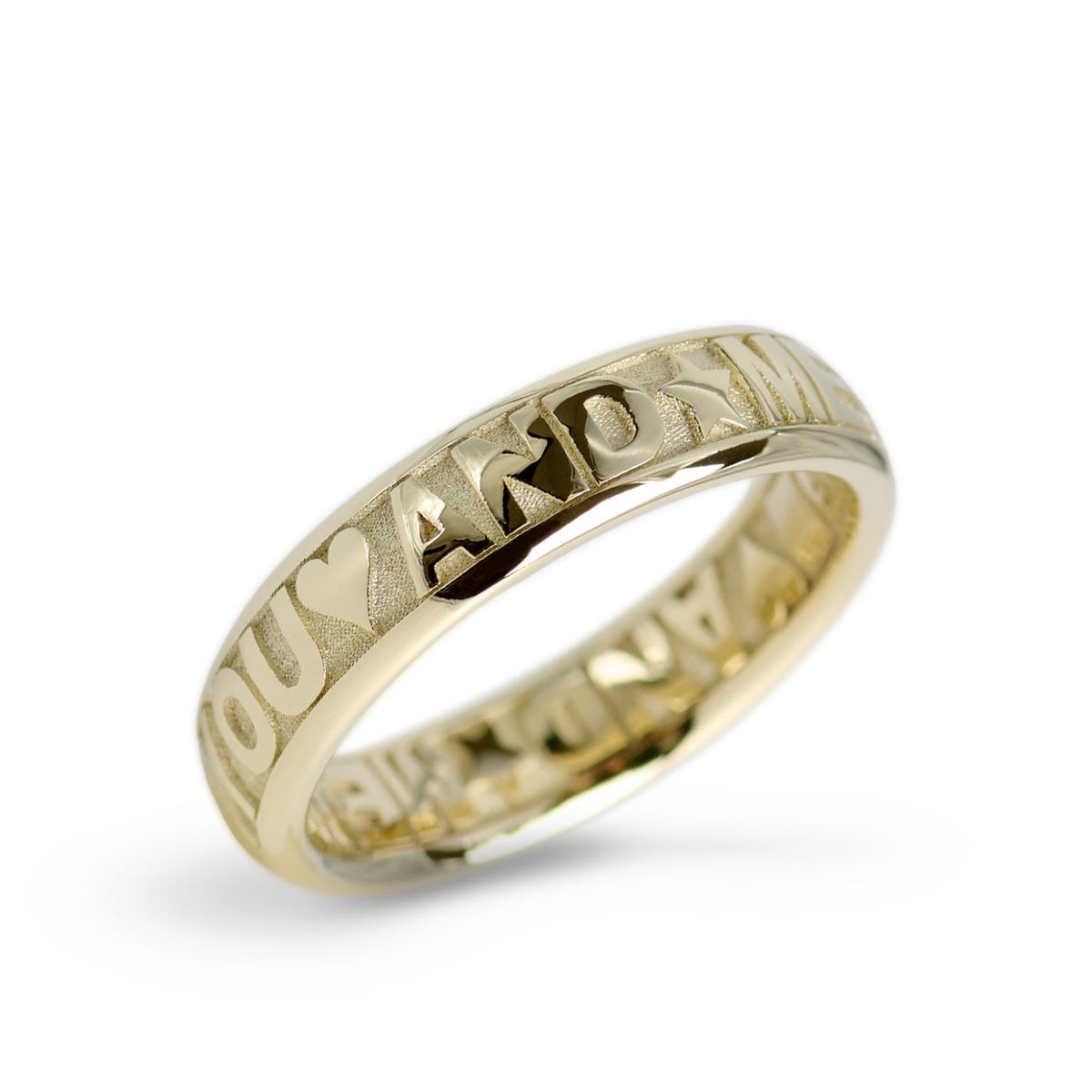 Luis & Freya - Characters Edge You And Me ring 14 kt. guld