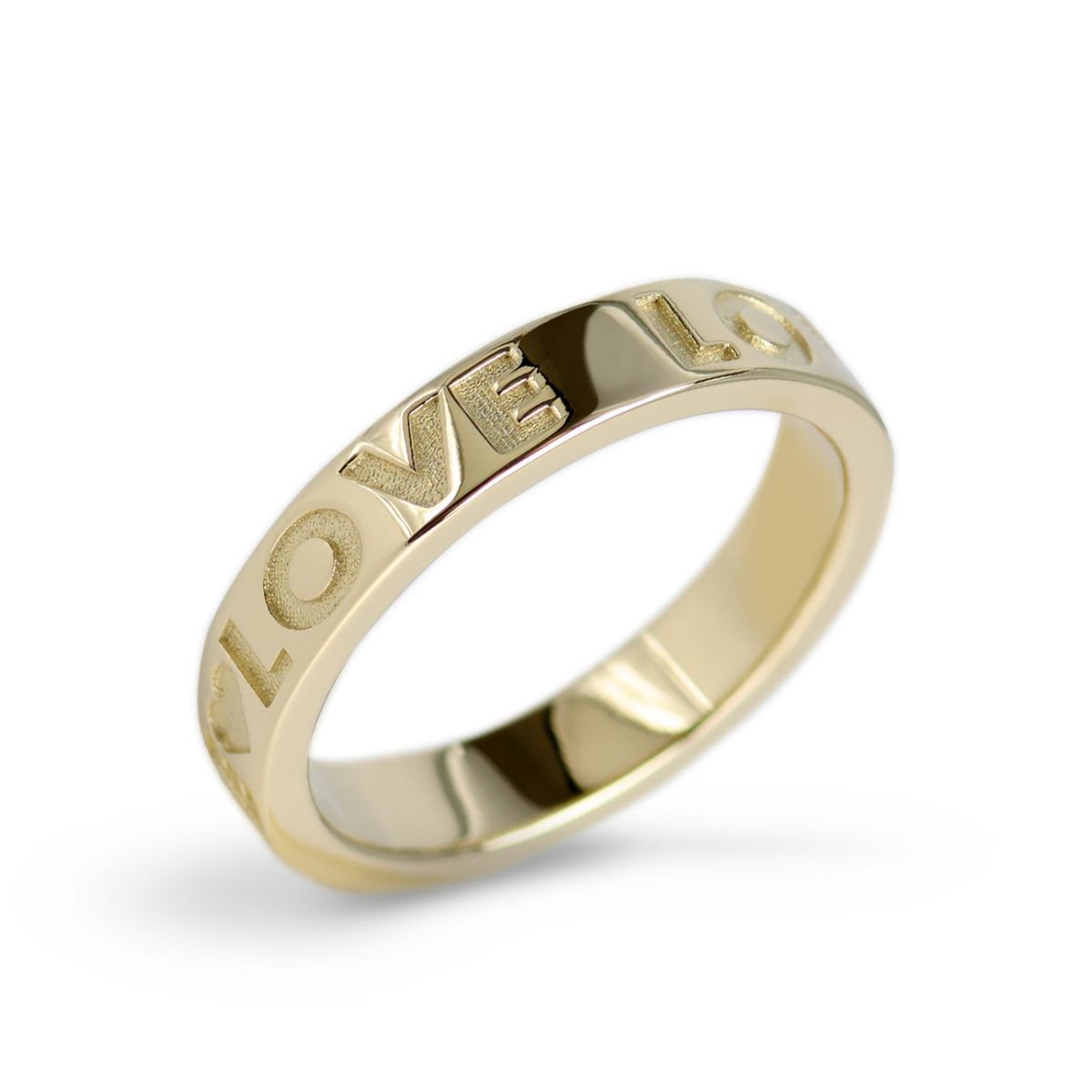 Luis & Freya - Icon &quot;Love Love" ring 14 kt. guld