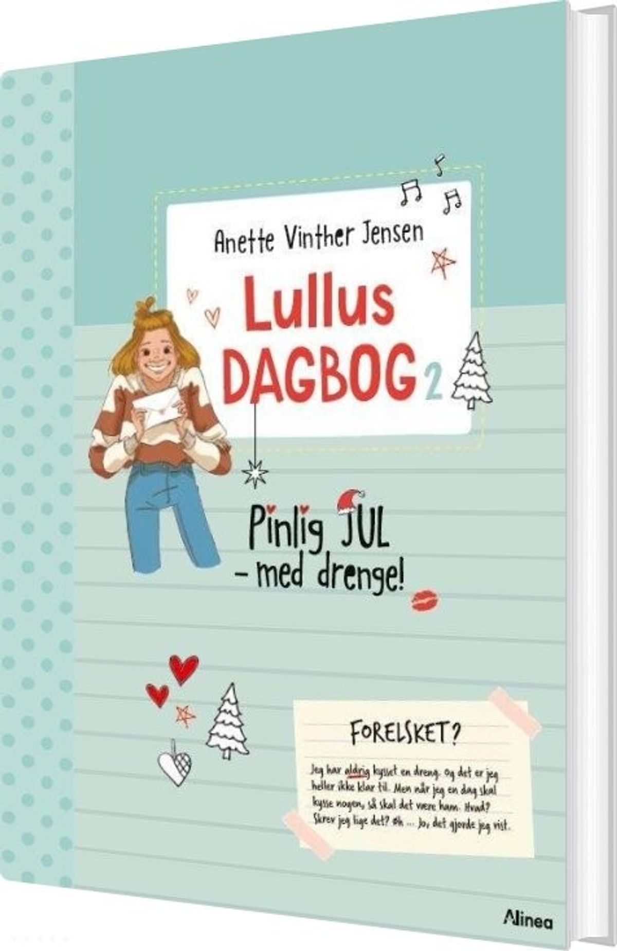 Lullus Dagbog 2 - Pinlig Jul - Med Drenge! - Anette Vinther Jensen - Bog